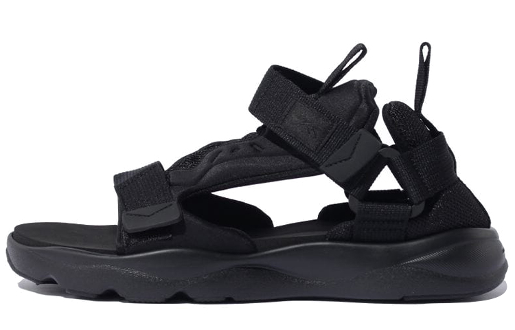 Reebok Furylite Lightweight Casual Unisex Black Sandals
