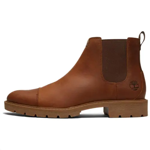 Timberland Elmhurst Chelsea Short Chelsea Boots Men's Brown