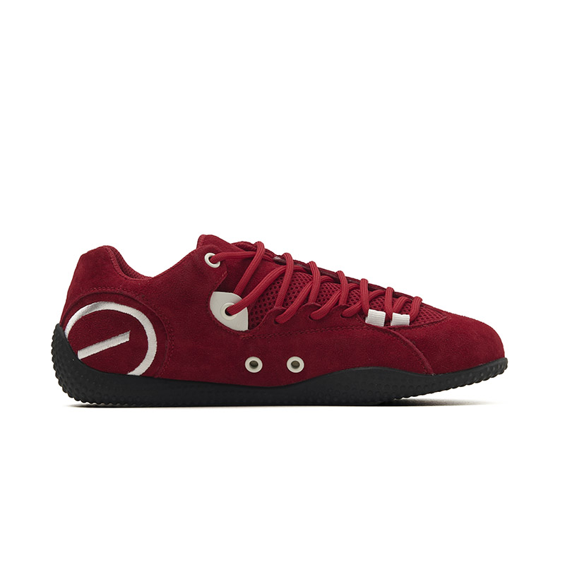Senzubean Slip Resistant, Abrasion Resistant, Breathable Low top Racing Shoes Unisex Laffa Red