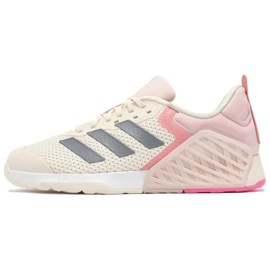 Adidas DROPSET 3 Fabric Low top Training Shoes Women's White Pink