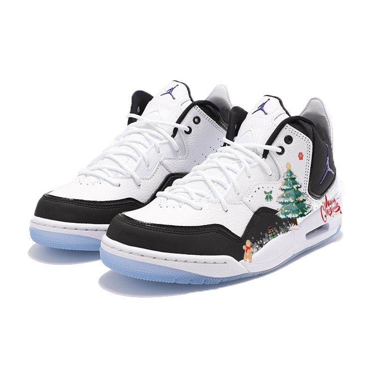 Jordan Courtside 23 Vintage Basketball Shoes Women’s Mid Top Black/White
