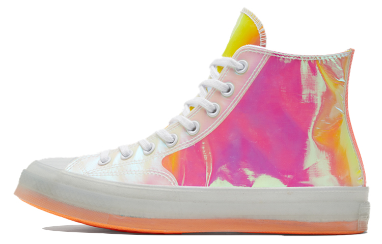 Кеды Converse Converse 1970s hi vis irridescent chuck taylor all star (белые с переливом)