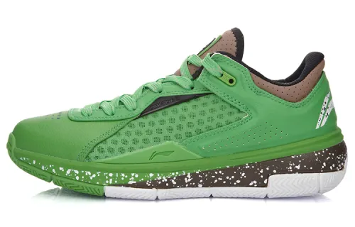 LiNing Wade's Way 808 1.0 Professional Game Low-top Basketball Shoes Men's and Women's Same Style Green and Black