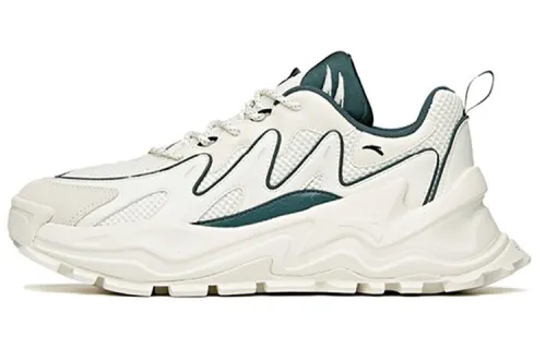 Anta Hot Textile, Synthetic Leather Cushioning Slip Resistant Abrasion Resistant Breathable Low top Chunky Sneakers