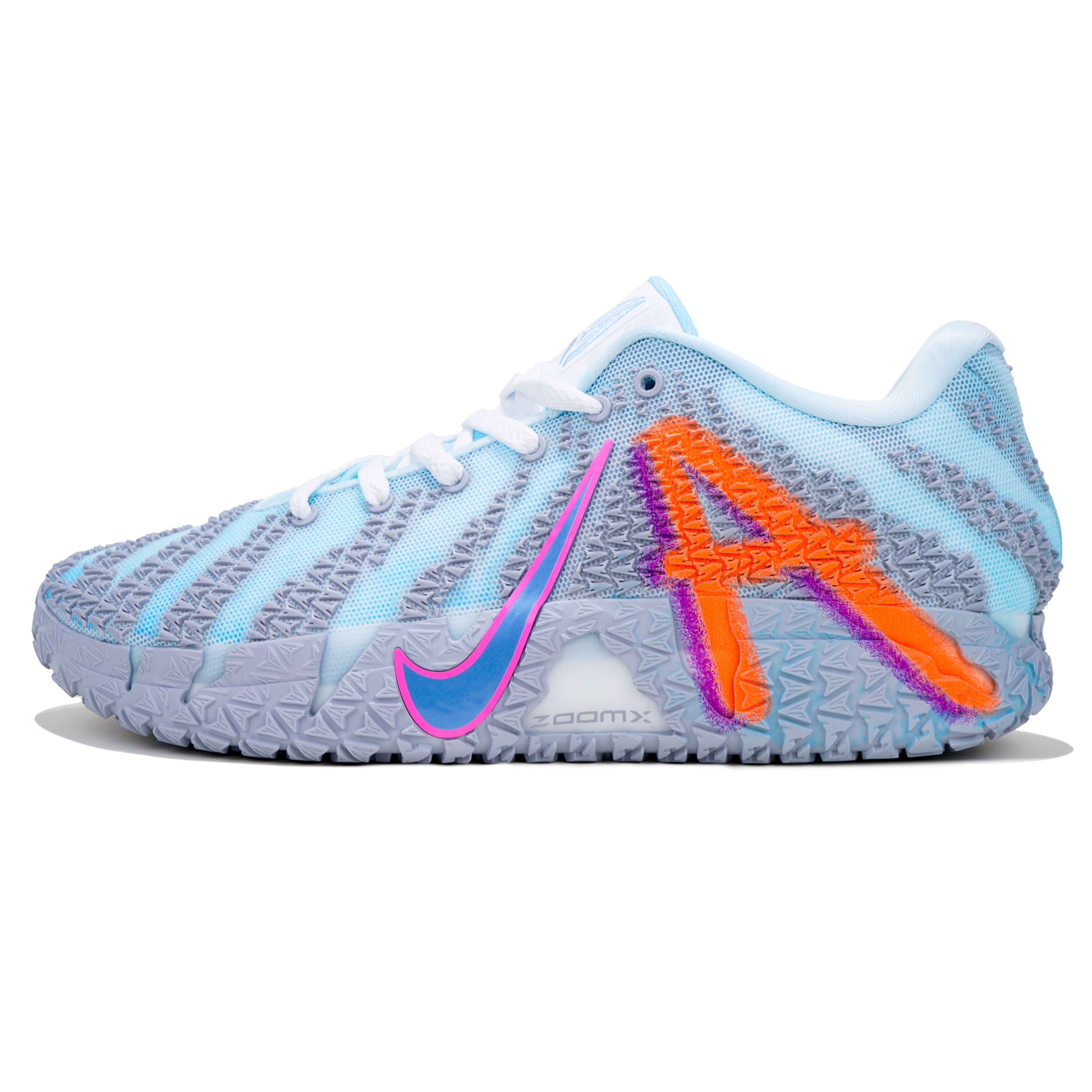 Nike Ja Morant 3 Low top Basketball Shoes Unisex Blue Pink