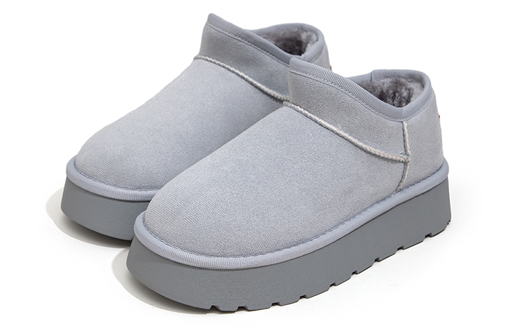 FEIYUE Short Snow Boots Women's Gray