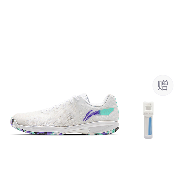 Li Ning Abrasion Resistant Breathable Low top Training Shoes Unisex Fluorescent Starlight Purple