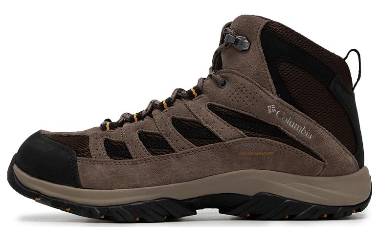 Columbia Slip Resistant Abrasion Resistant Breathable High top Outdoor Shoes Men’s Light Brown