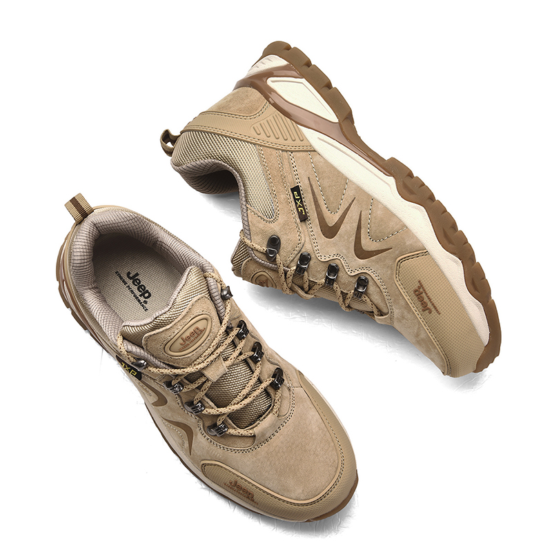 Jeep Mountaineering & Hiking Shoes Men’s Low Top Black/Gray/Sand