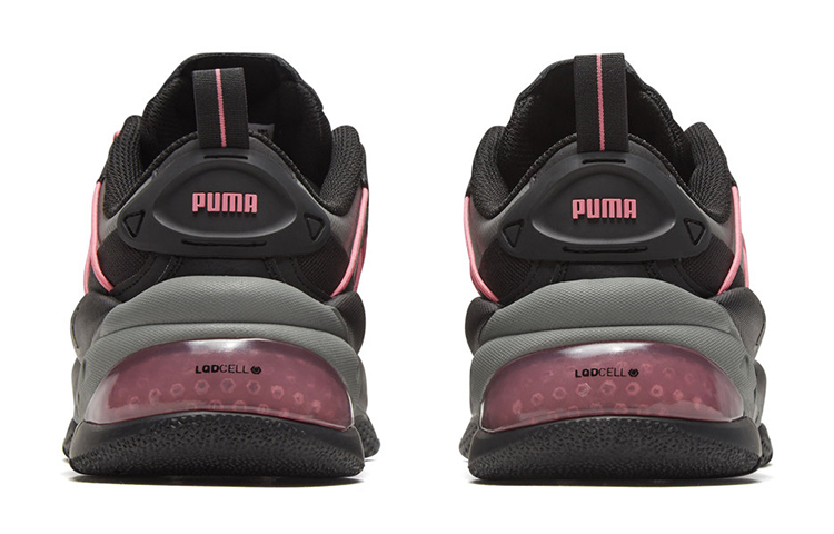 Кроссовки PUMA LQDCELL Omega Striped Kit (черные) — фото 4