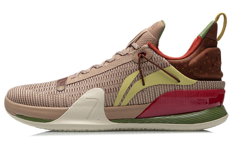 Li Ning Speed 7 Premium Textile, Synthetic Leather, TPU Cushioning Slip Resistant Abrasion Resistant Rebound