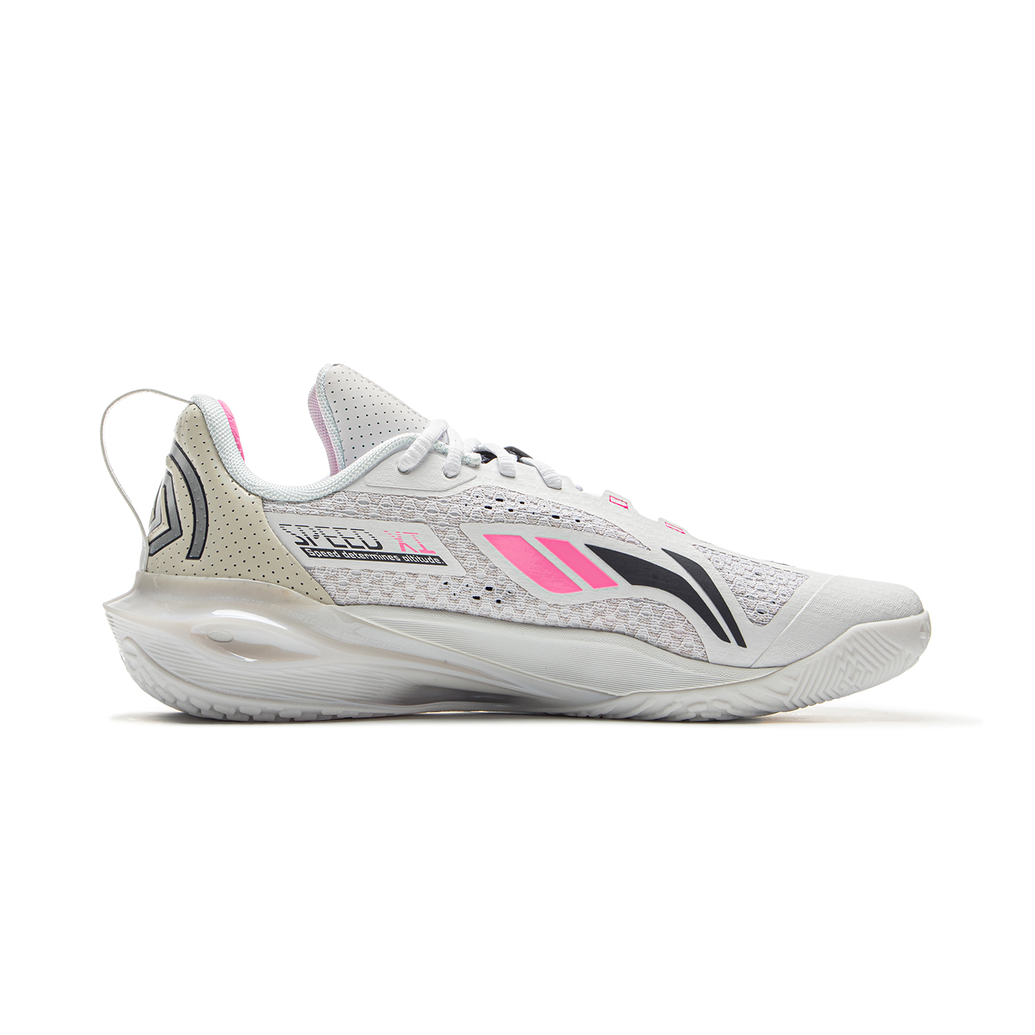 Li Ning Speed 11 Cushioning Slip Resistant Abrasion Resistant Breathable Rebound Anti Twist Grip Low top