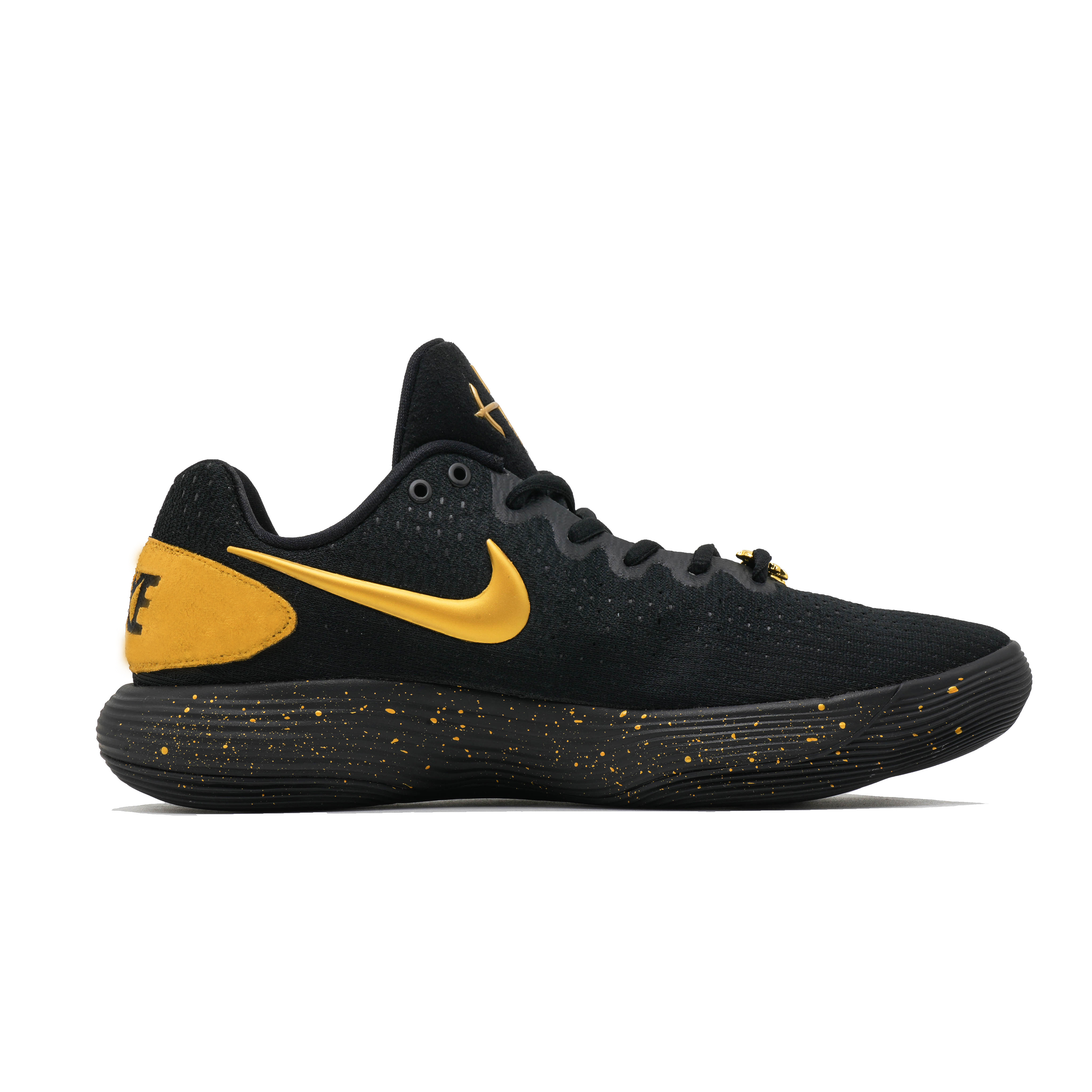 Nike Hyperdunk 2017 Basketball Shoes Unisex Low Top Black/Gold
