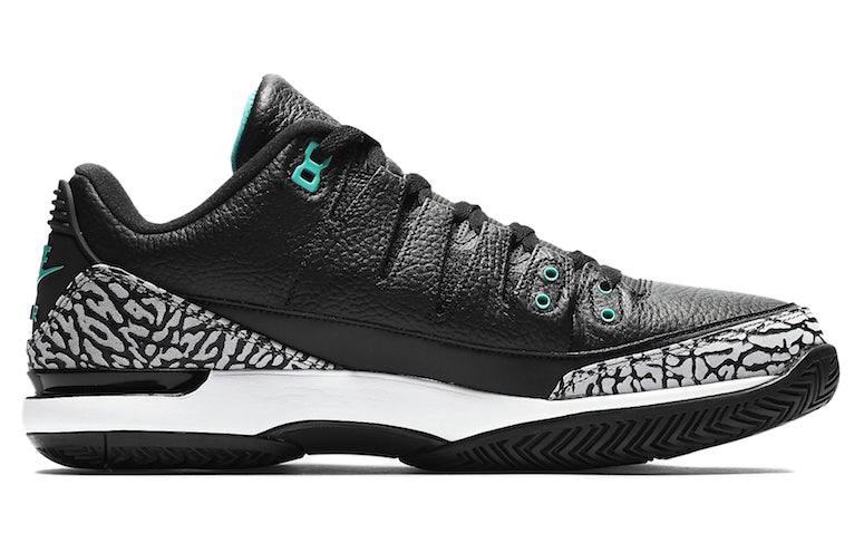 Унисекс кроссовки Nike Zoom Vapor AJ3 Atmos Jade (черные) — фото 2