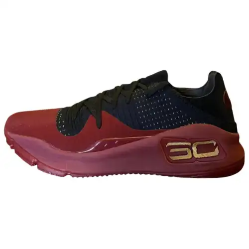 Under Armour Curry 4 Low Tb 'Black Red Gold'