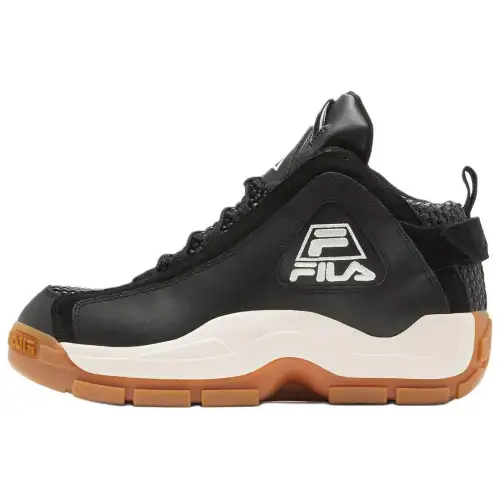 FILA Grant Hill 2 Mid top Basketball Shoes Unisex Black White