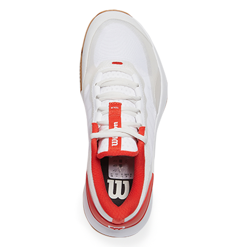 Wilson Cushioning Breathable Support Low top Tennis Shoes Women’s White Red