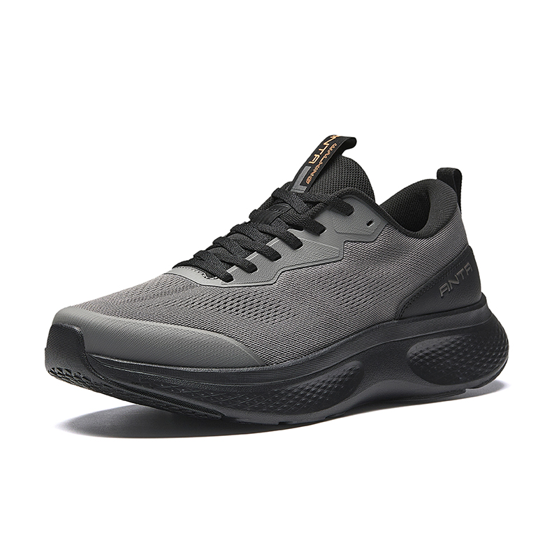 Anta Shen Xing LITE Textile, Synthetic Leather Low top Training Shoes Men’s Volcanic Ash/Black