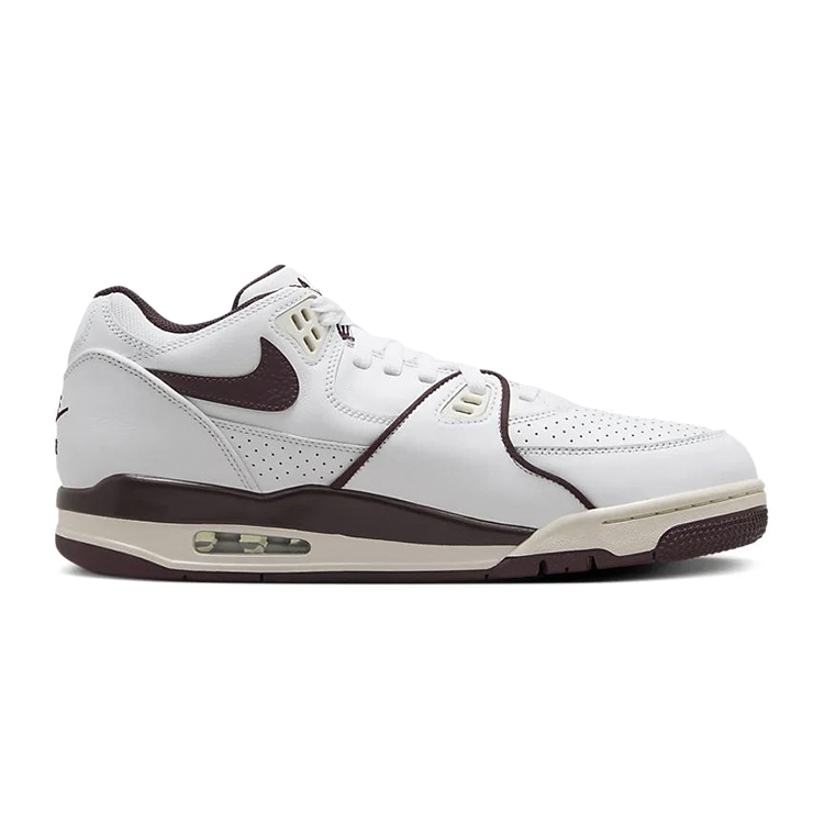 Nike Air Flight 89 Cushioning Slip Resistant Abrasion Resistant Low top Vintage Basketball Shoes Men’s Brown White