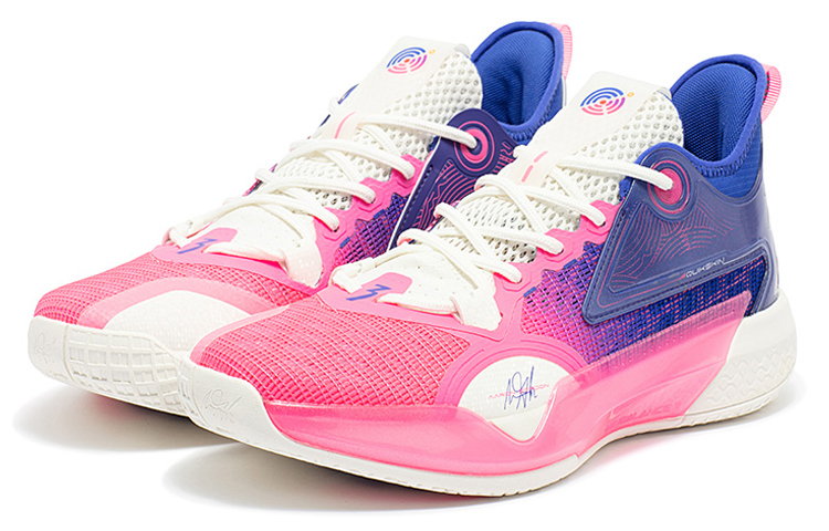 361° Zen 5 WTA Slip Resistant Abrasion Resistant Low top Basketball Shoes Men’s Neon Pink
