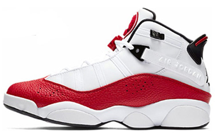 Jordan 6 Rings White University Red