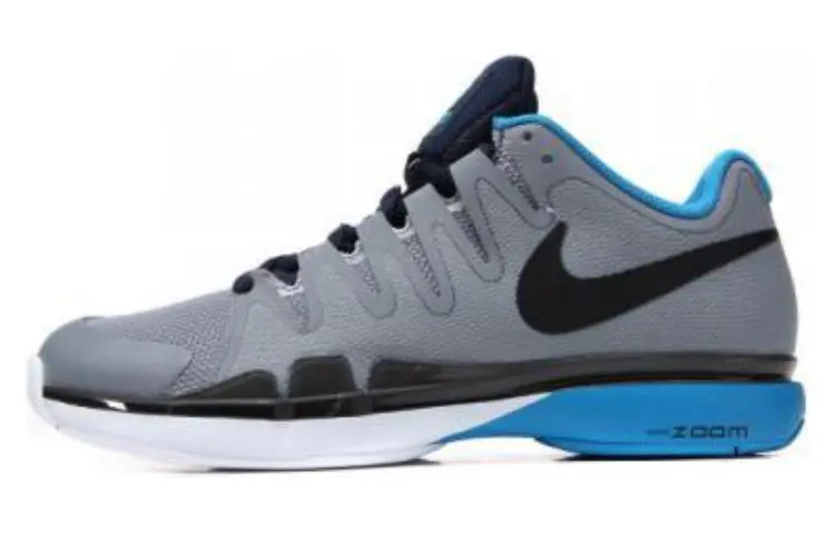Nike Zoom Vapor 9.5 Tour Cushioning Abrasion Resistant Breathable Low top Tennis Shoes Men's Gray
