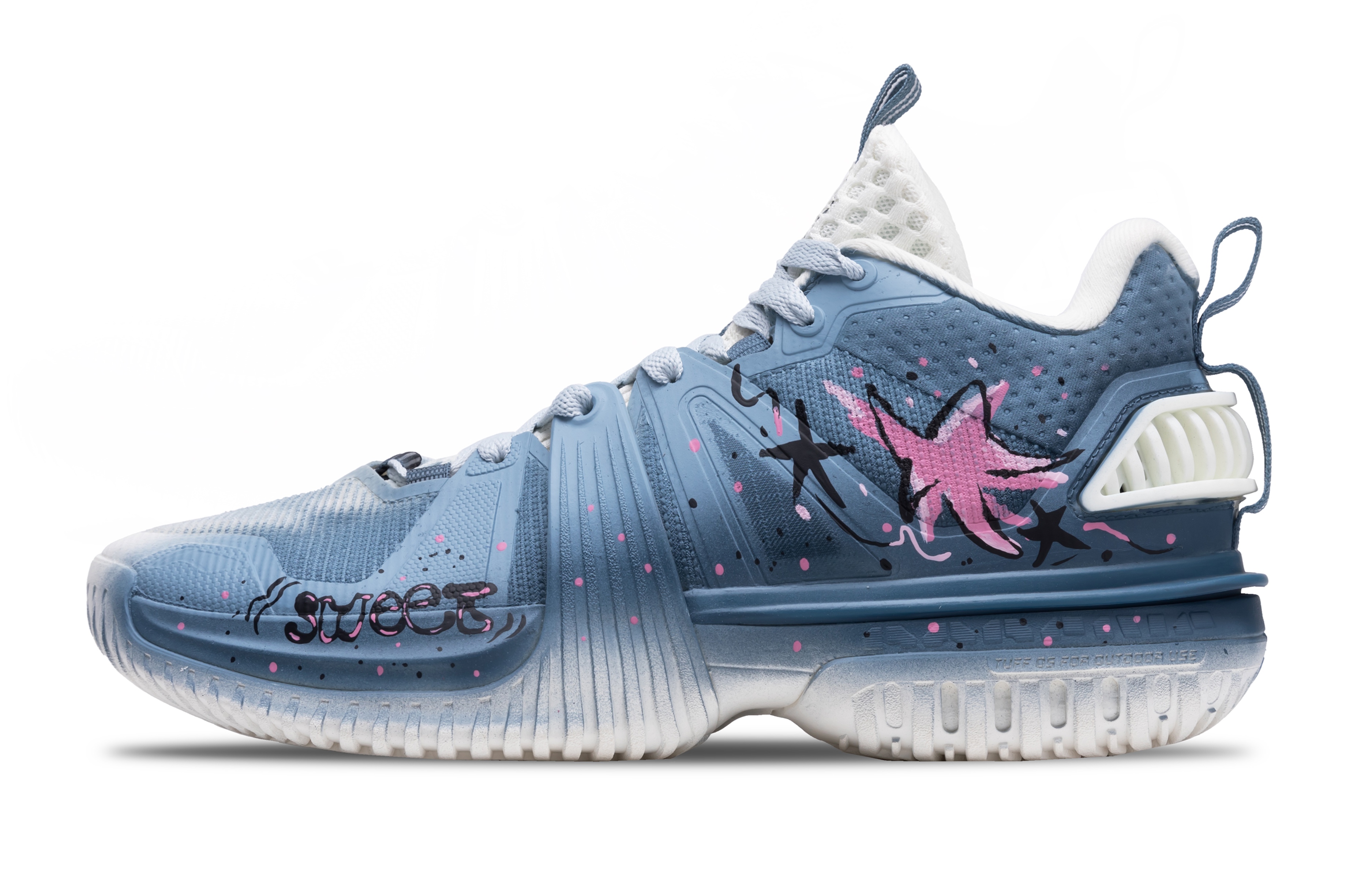 Li Ning Storm 2024 Ocean Mist, Photosynthetic Power Abrasion Resistant Support Grip Abrasion Resistant Support Grip