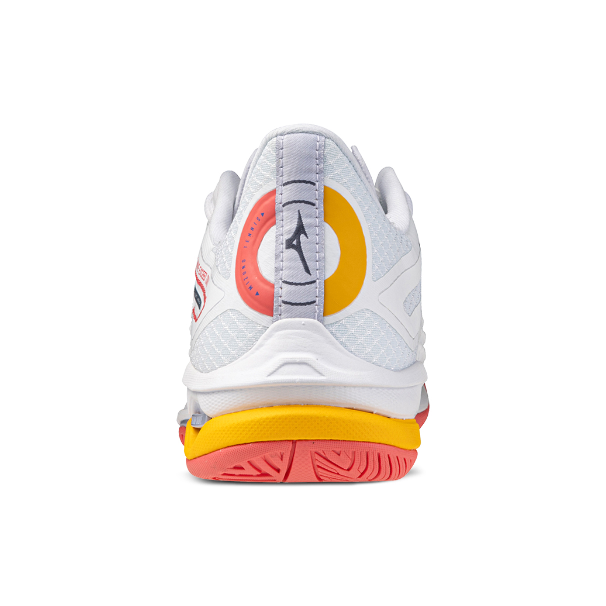 Mizuno Wave Exceed Tour 6 Cushioning Slip Resistant Abrasion Resistant Tennis Shoes Women’s White Yellow Orange