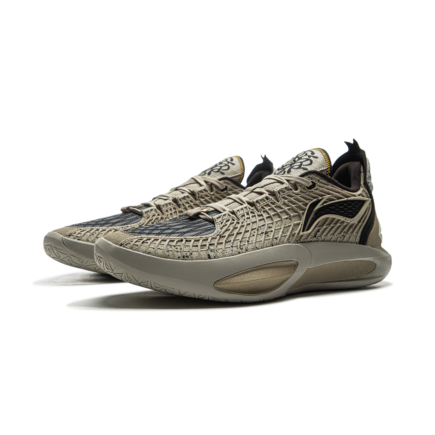 Li Ning JB3 Coverage Anti Rollover Low top Basketball Shoes Men’s Muted Grass Black