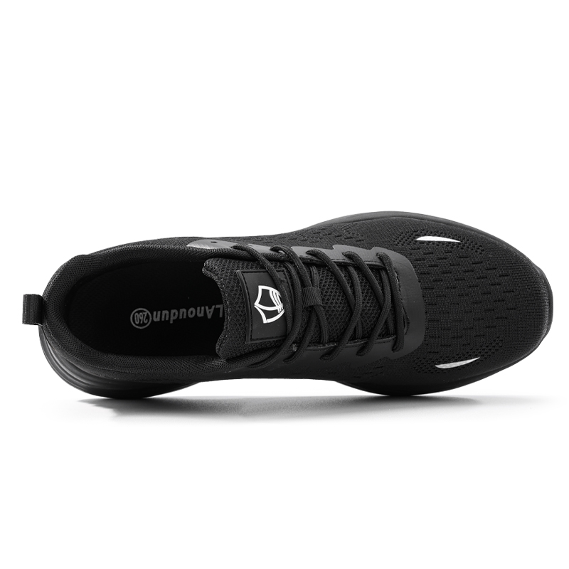 LANOUDUN Slip Resistant And Breathable Low top Casual Shoes Black