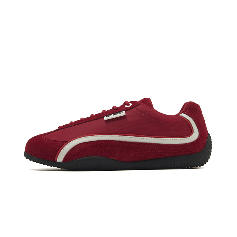 Senzubean Slip Resistant, Abrasion Resistant, Breathable Low top Racing Shoes Unisex Laffa Red