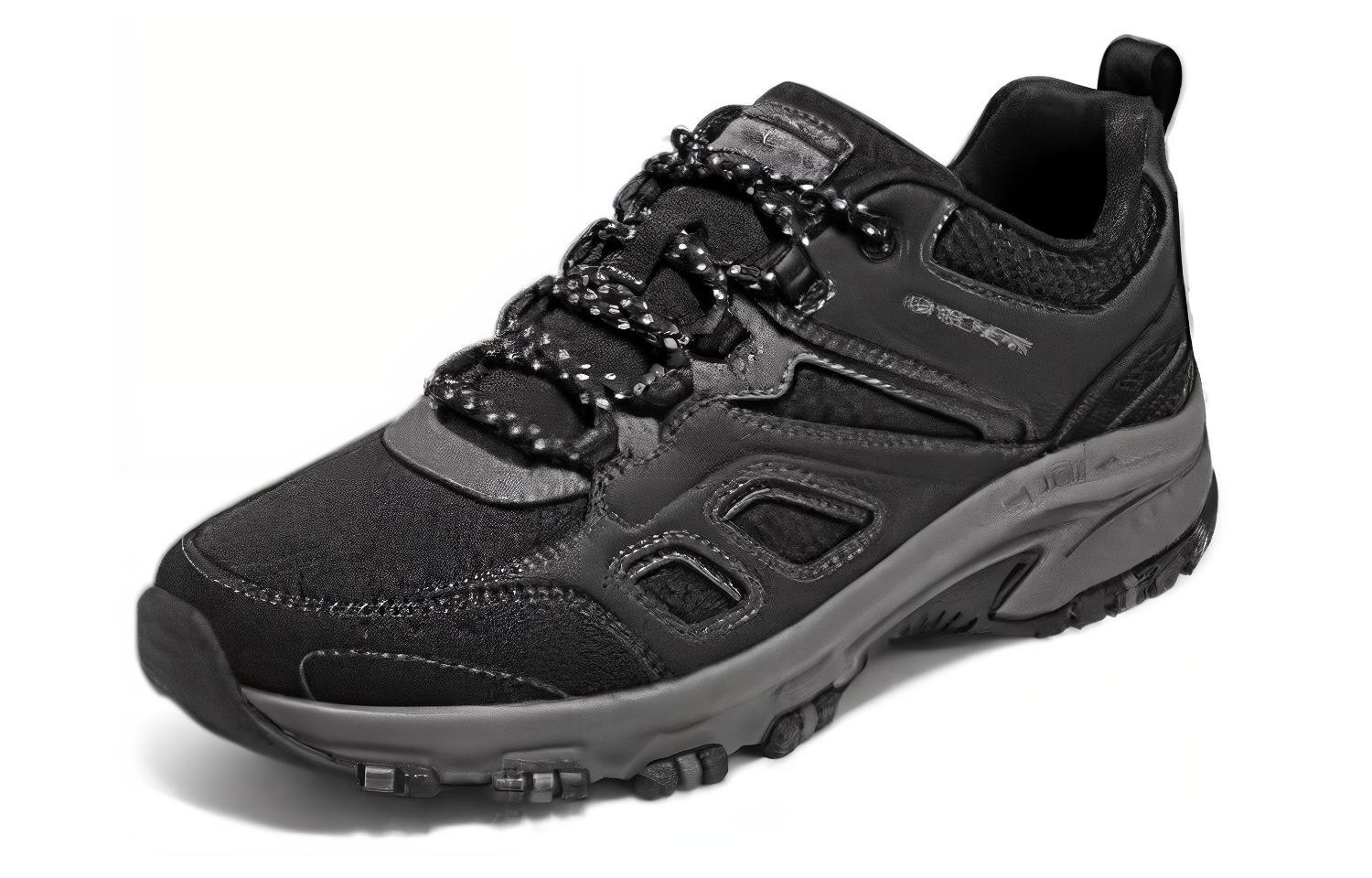 Skechers Cyan Mountain Lace Up Cushioning, Wear Resistant Low top Mountaineering Shoes Women’s Charcoal Gray