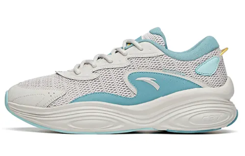 ANTA Training Shoes Men's Low Top Shade 1 Gray/Silk Blue Green