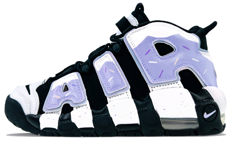 Nike Air More Uptempo Mid top Vintage Basketball Shoes GS Macaron Purple