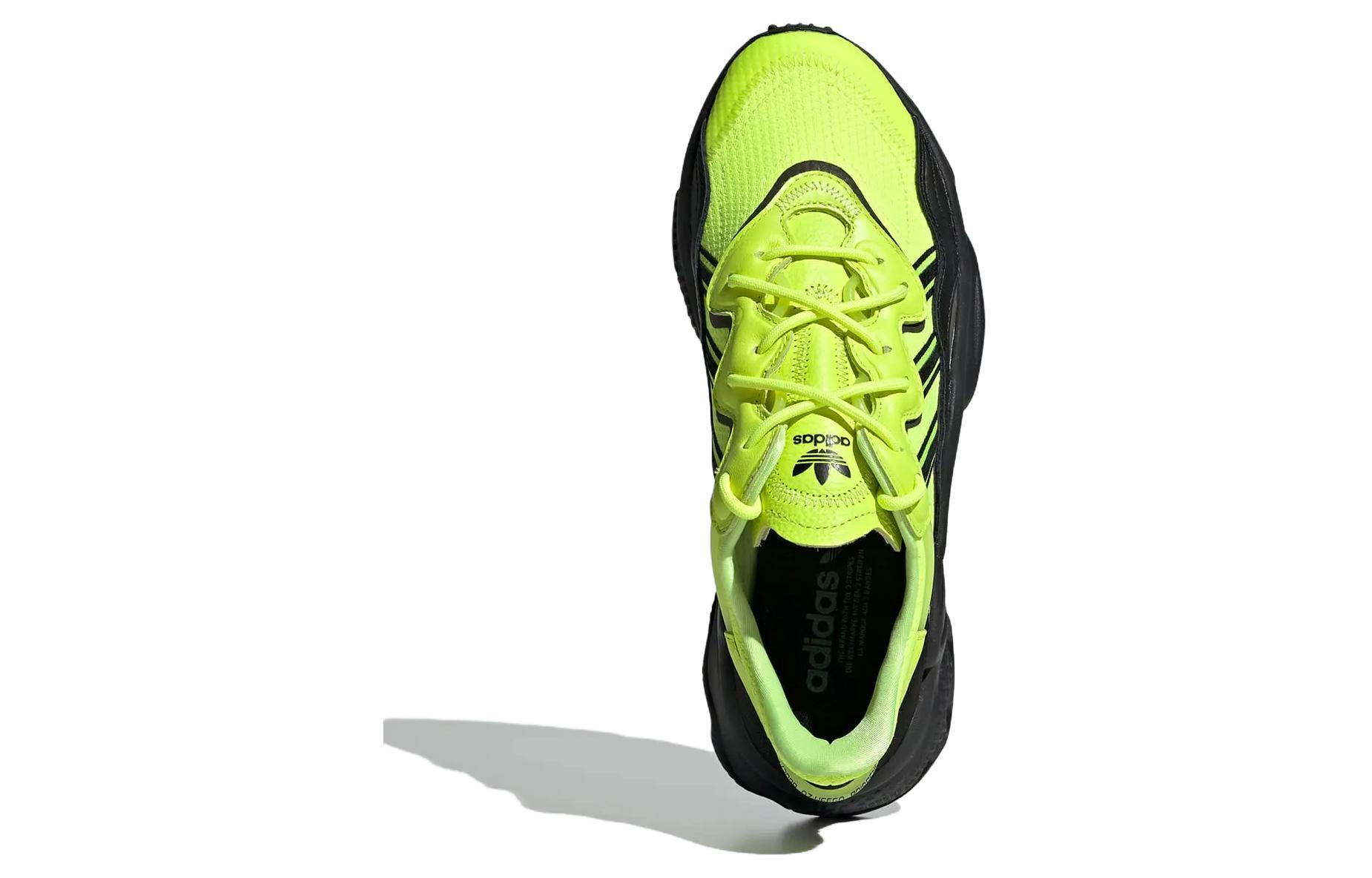 Кроссовки adidas originals Ozweego Solar Yellow (черно-желтые) — Чёрный / жёлтый — фото 5