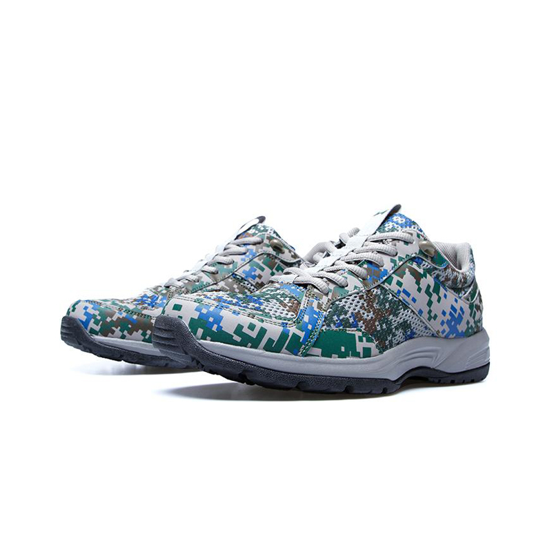 HEALTH Camouflage Mesh, Artificial Leather Low top Training Shoes Unisex Digital Camouflage Summer