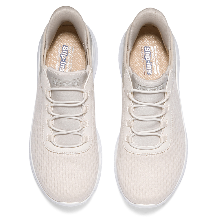 Skechers BOBS SQUAD CHAOS Abrasion Resistant Low top Walking Shoes Women’s White
