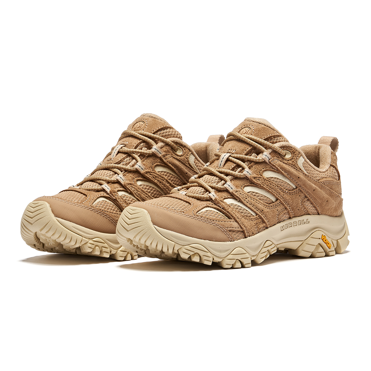 MERRELL MOAB 3 Cushioning Slip Resistant Trail Running Hiking Shoes Women’s Khaki