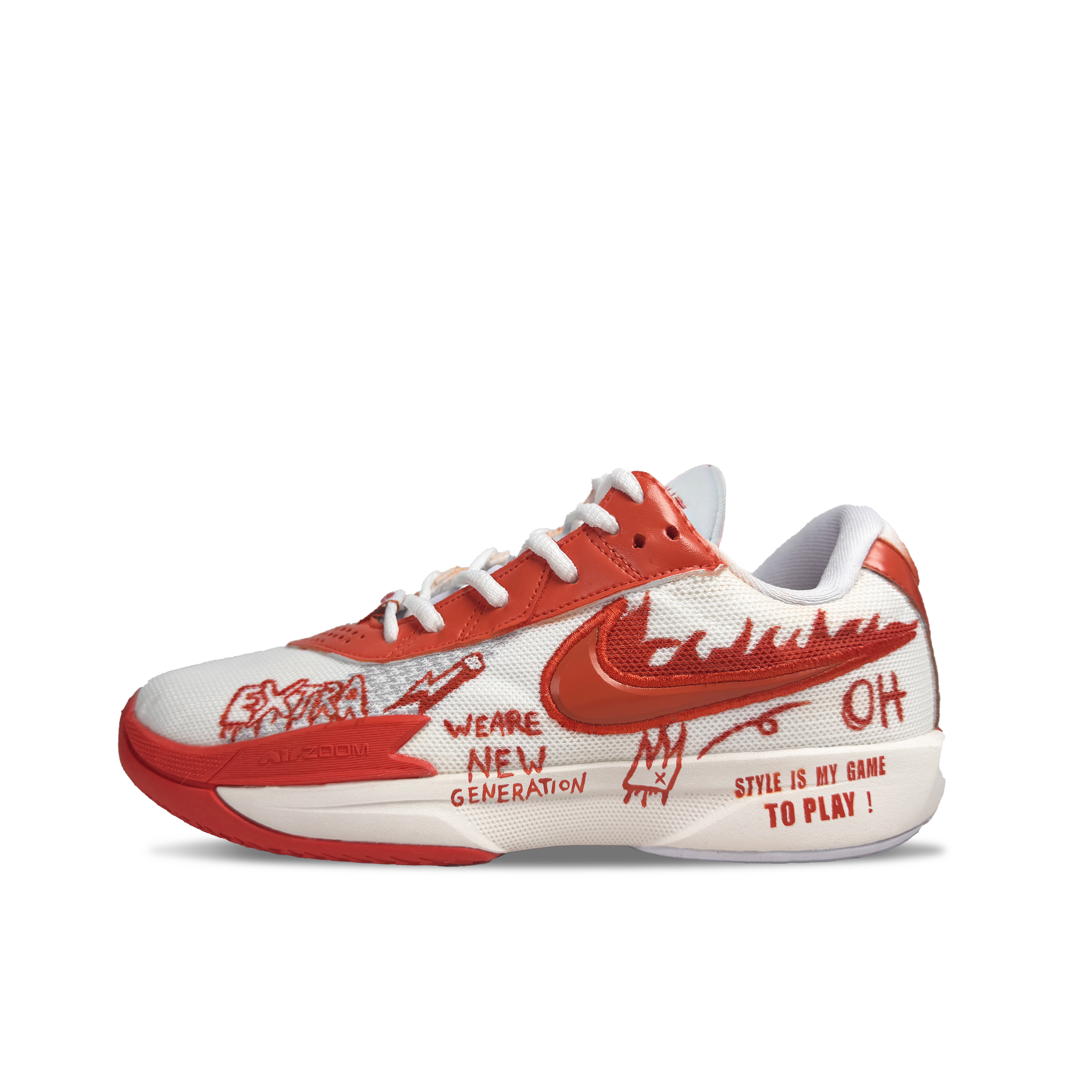 Nike Air Zoom G.T. Cut Academy Low top Basketball Shoes Unisex Red