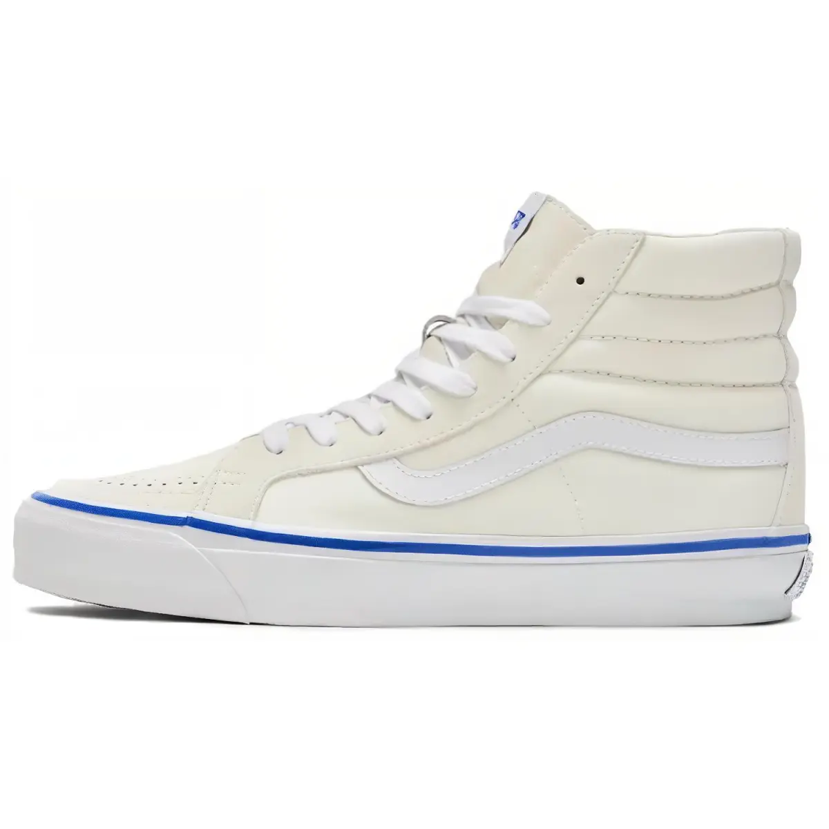 Vans SK8 Lightweight Abrasion Resistant Abrasion Resistant High top Canvas Shoes Unisex Ecru