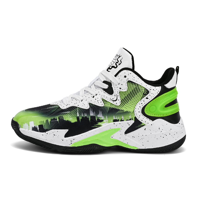 GQWE Comfortable Slip Resistant, Abrasion Resistant, Lightweight High top Basketball Shoes Unisex Camouflage