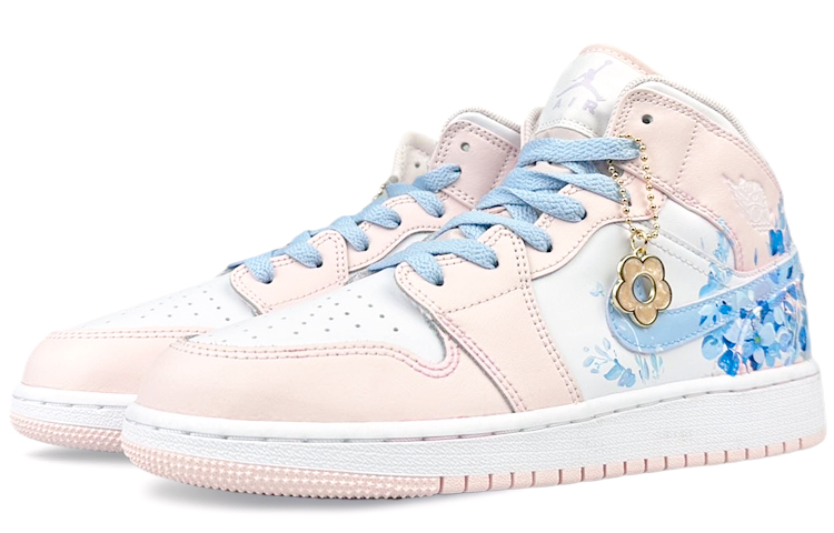 Jordan Air Jordan 1 Cushioning Abrasion Resistant Cushioning, Wear Resistant Mid top Vintage Basketball Shoes Women’s