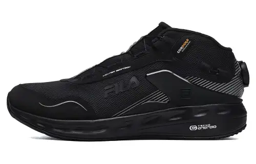 FILA Lynx Boa Mid We Textile, Synthetic Leather Low top Outdoor Shoes Black