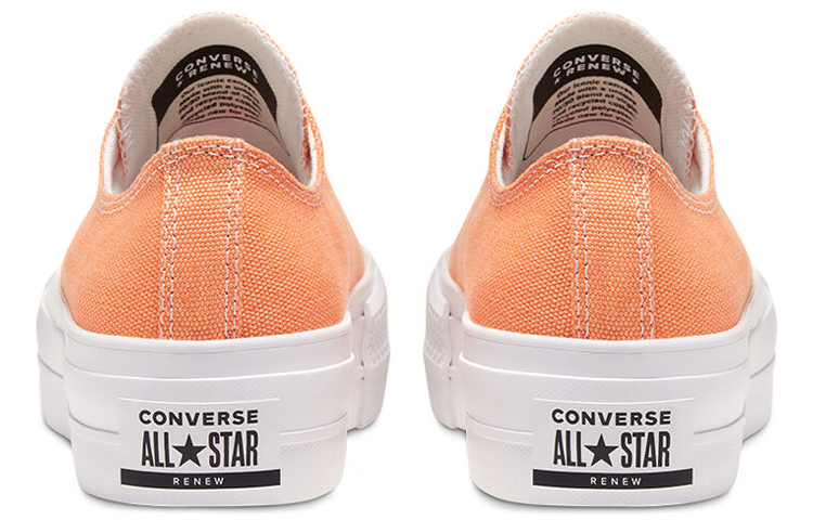 Женские кеды Converse All Star (оранжевые) — фото 4