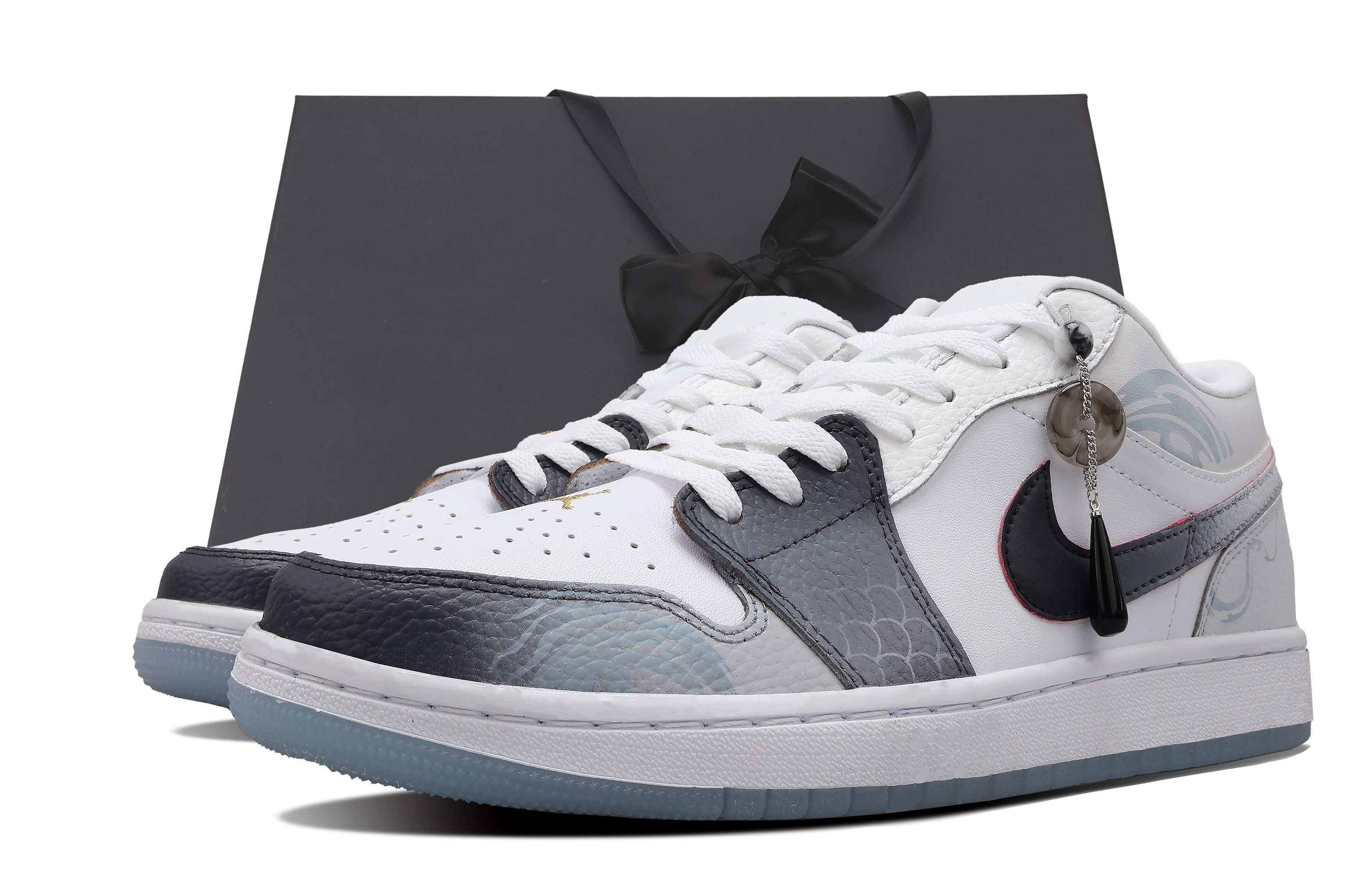 Jordan Air Jordan 1 Emotion In The Year Of The Dragon, Dragon Soaring And Clouds Rising Abrasion Resistant