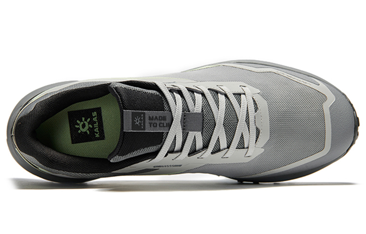 KAILAS Brackish Green Low top Mountain Hiking Shoes Breathable Version Men’s Glacier Gray