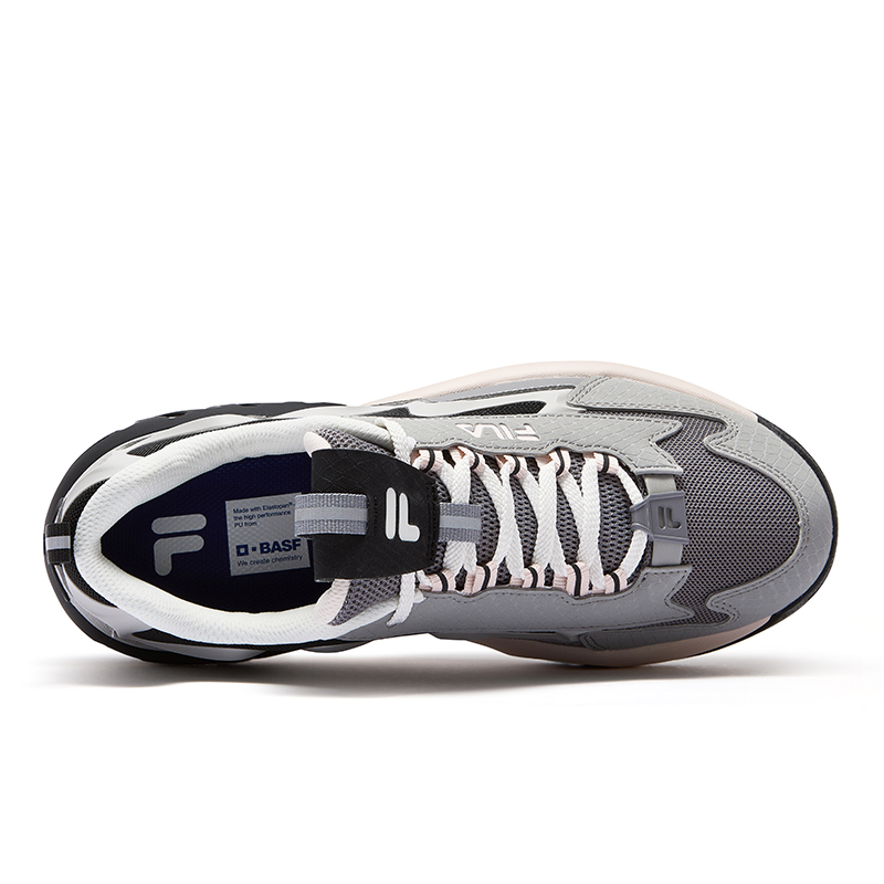 FILA FUSION SHOCK Electric Glow Shoes Basketball Shoes Women’s Mystic Gray Black