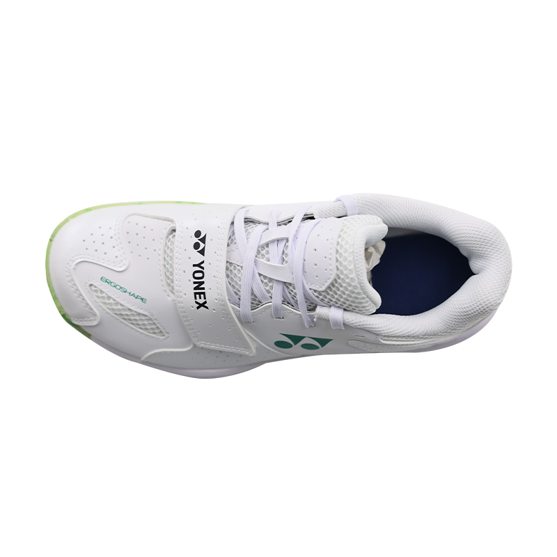 YONEX 520 Textile, Synthetic Leather Low top Badminton Shoes Unisex White Green