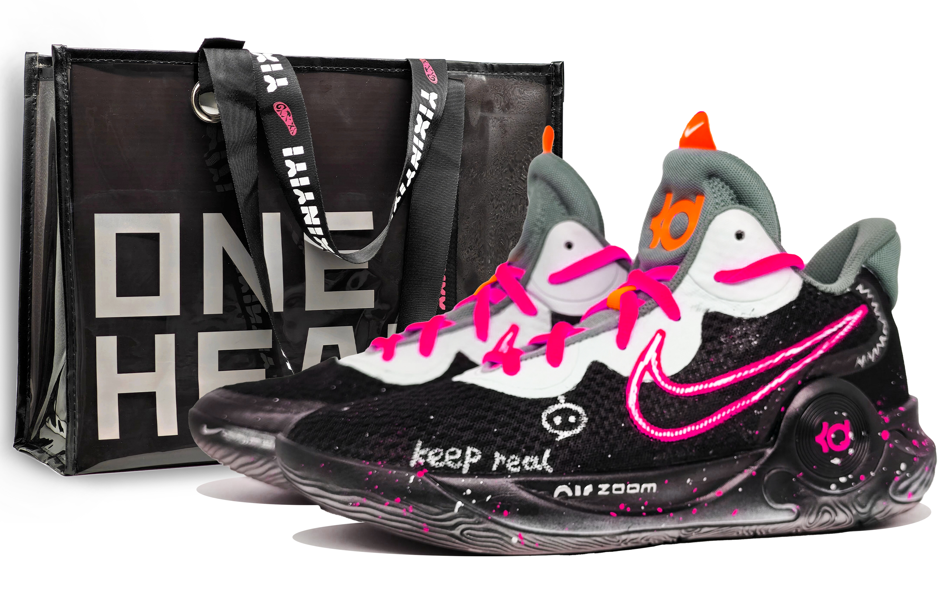 Nike KD Trey 5 IX Mid top Basketball Shoes Unisex Sunset Pink