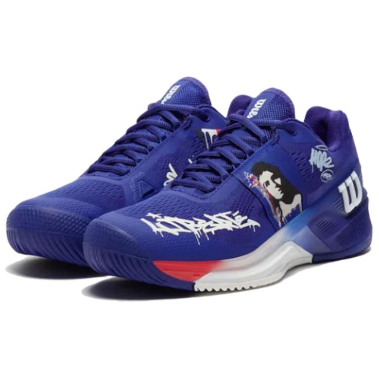 Wilson Rush Pro 4.0 Hope Comfortable Slip Resistant Low top Tennis Shoes Women’s Blue